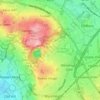 Mapa topográfico Turner's Portway, altitude, relevo