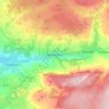 Mapa topográfico Newmilns, altitude, relevo