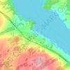 Mapa topográfico Notre-Dame-du-Lac, altitude, relevo