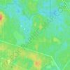 Mapa topográfico ур. Лесная дуга, altitude, relevo