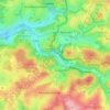 Mapa topográfico Krommenohl, altitude, relevo