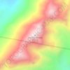 Mapa topográfico Cerro Quebrada Blanca, altitude, relevo