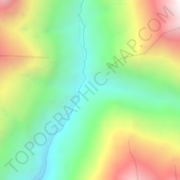 Mapa topográfico Samgong, altitude, relevo