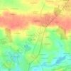 Mapa topográfico Les Layes, altitude, relevo