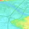 Mapa topográfico Le Haut de la Noue, altitude, relevo