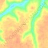 Mapa topográfico Brigada, altitude, relevo