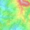 Mapa topográfico Caselline, altitude, relevo