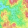 Mapa topográfico Le Champ, altitude, relevo