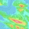 Mapa topográfico Mayne, altitude, relevo