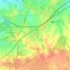 Mapa topográfico El Cano, altitude, relevo