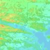 Mapa topográfico Lavigne, altitude, relevo