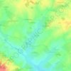 Mapa topográfico La Chervinière, altitude, relevo