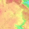 Mapa topográfico La Hunière, altitude, relevo