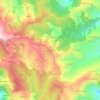 Mapa topográfico Lamgara, altitude, relevo
