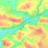 Mapa topográfico Les Petits Ifs, altitude, relevo