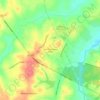 Mapa topográfico Lake Cumberland West, altitude, relevo