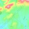 Mapa topográfico Foia Regina, altitude, relevo