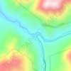 Mapa topográfico Las Horquetas, altitude, relevo