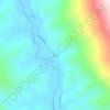 Mapa topográfico Ruth, altitude, relevo