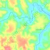 Mapa topográfico Cigana, altitude, relevo
