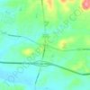 Mapa topográfico Triune, altitude, relevo