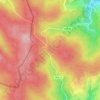 Mapa topográfico Bayerische Schanz (507,9), altitude, relevo