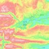 Mapa topográfico 五峰县, altitude, relevo
