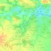 Mapa topográfico Le Séquer Névez, altitude, relevo
