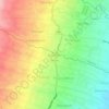 Mapa topográfico Malangan, altitude, relevo