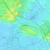 Mapa topográfico Steenwijk, altitude, relevo