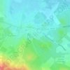 Mapa topográfico Les Alicantes, altitude, relevo