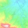 Mapa topográfico Lamajang, altitude, relevo