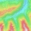 Mapa topográfico Val di Mezzo, altitude, relevo