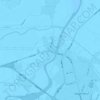 Mapa topográfico کورکا, altitude, relevo