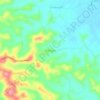 Mapa topográfico Malugay, altitude, relevo