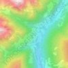Mapa topográfico Sonvigo, altitude, relevo