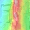 Mapa topográfico Talcott Mountain, altitude, relevo