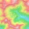 Mapa topográfico San Simone, altitude, relevo