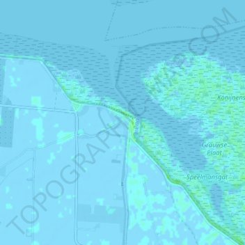 Mapa topográfico Paal, altitude, relevo