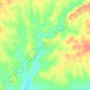 Mapa topográfico Tía Bárbara, altitude, relevo