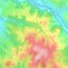 Mapa topográfico Placieux, altitude, relevo