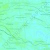 Mapa topográfico Udaiyalur, altitude, relevo