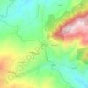 Mapa topográfico Lagrimone, altitude, relevo