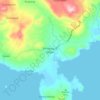 Mapa topográfico Vincenzo A. Sagun, altitude, relevo