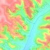 Mapa topográfico Nougayrede Haut, altitude, relevo