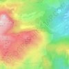 Mapa topográfico Cova Morella, altitude, relevo