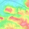 Mapa topográfico Knott Oak, altitude, relevo