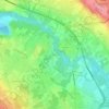 Mapa topográfico Saint-Romain, altitude, relevo