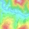 Mapa topográfico Buradang, altitude, relevo