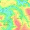 Mapa topográfico 31 de Março, altitude, relevo